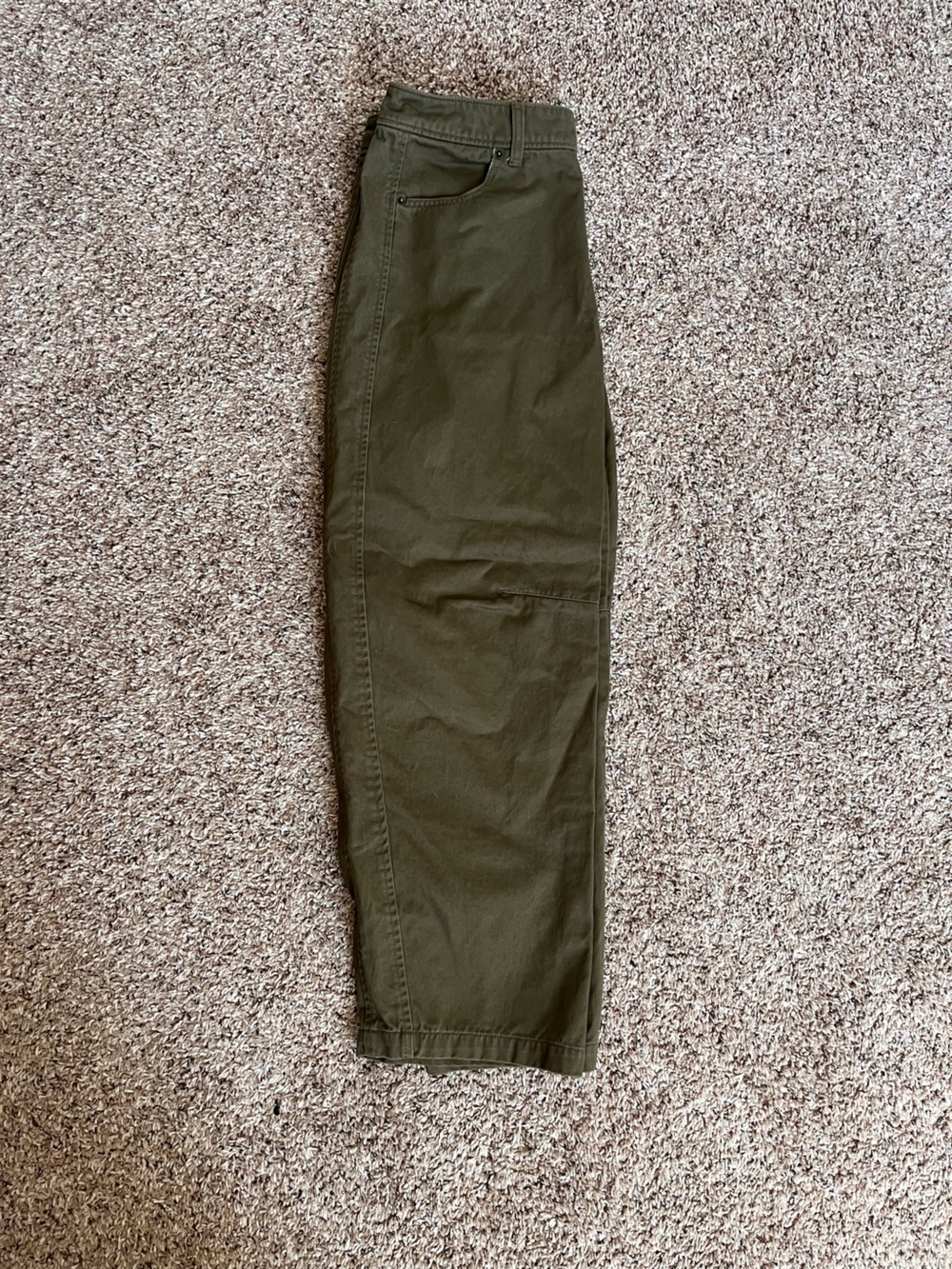 Old navy Olive Green Canvas Barrel Pants